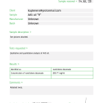 Labbresultat Nandrolone Decanoate 300mg